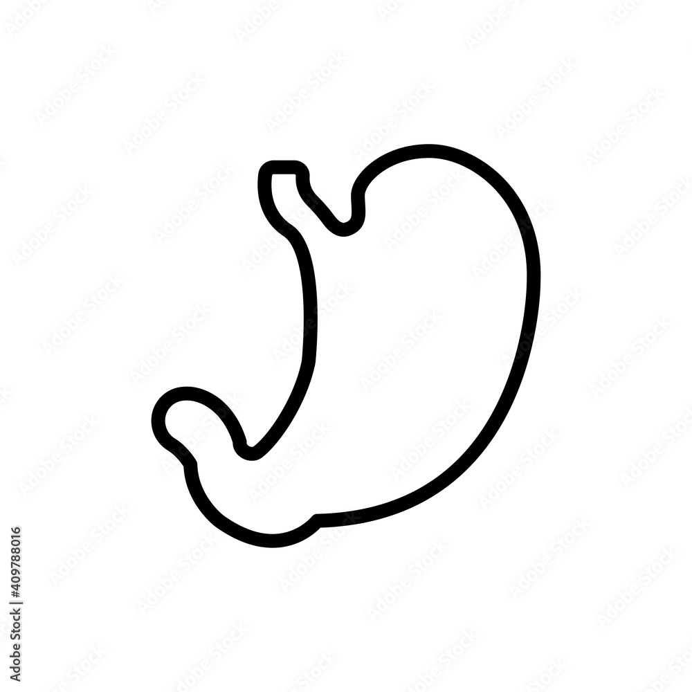 stomach icon design vector template stomach icon design vector template