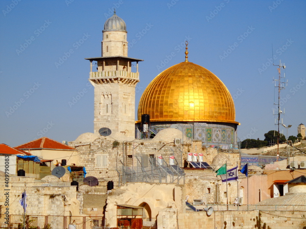 Dome of the Rock and Jerusalem's Old City - Jerusalem, Israel