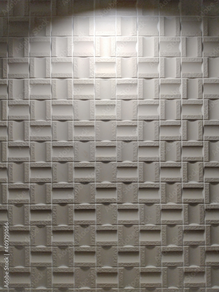 white Cambered surface brick wall texture, Curved Arched Mosaic background, light glare white Cambered surface brick wall texture, Curved Arched Mosaic background, light glare
