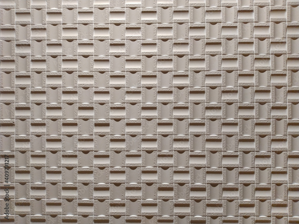 white Cambered surface brick wall texture, Curved Arched Mosaic background, light glare white Cambered surface brick wall texture, Curved Arched Mosaic background, light glare