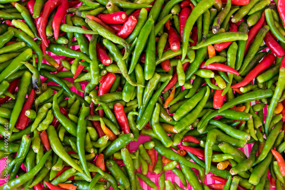 Image for use as background full of Thai red chili. Image for use as background full of Thai red chili.