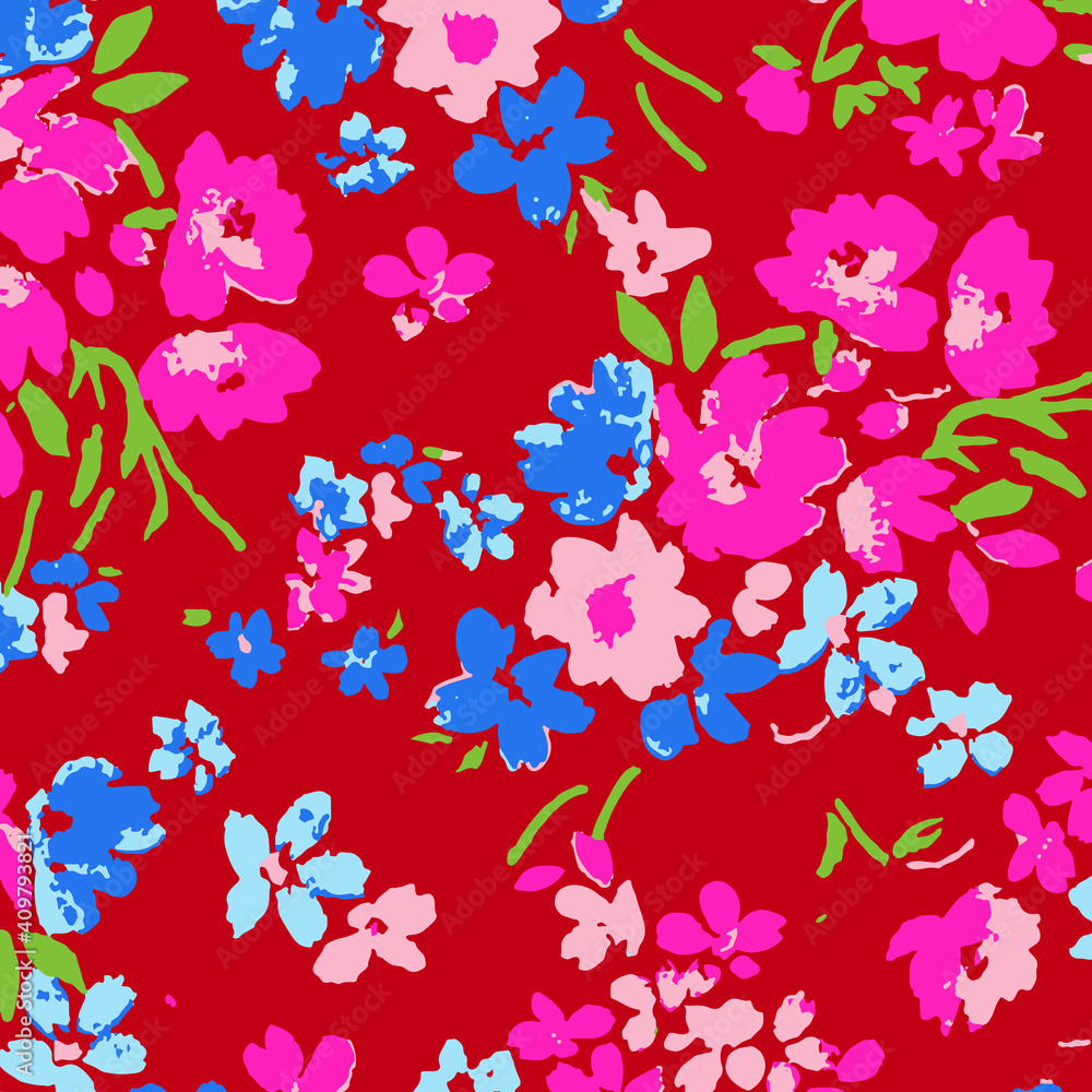 Seamless pattern. Floral design vector illustration. Seamless pattern. Floral design vector illustration.