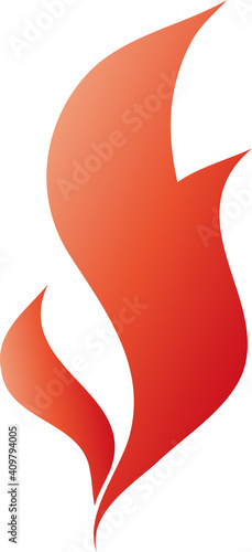 シンプルな炎・火のイメージ