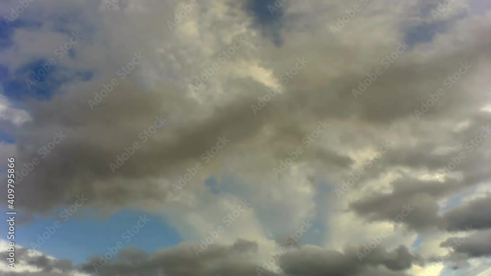 Wolken am Himmel in Zeitraffer Wolken am Himmel in Zeitraffer
