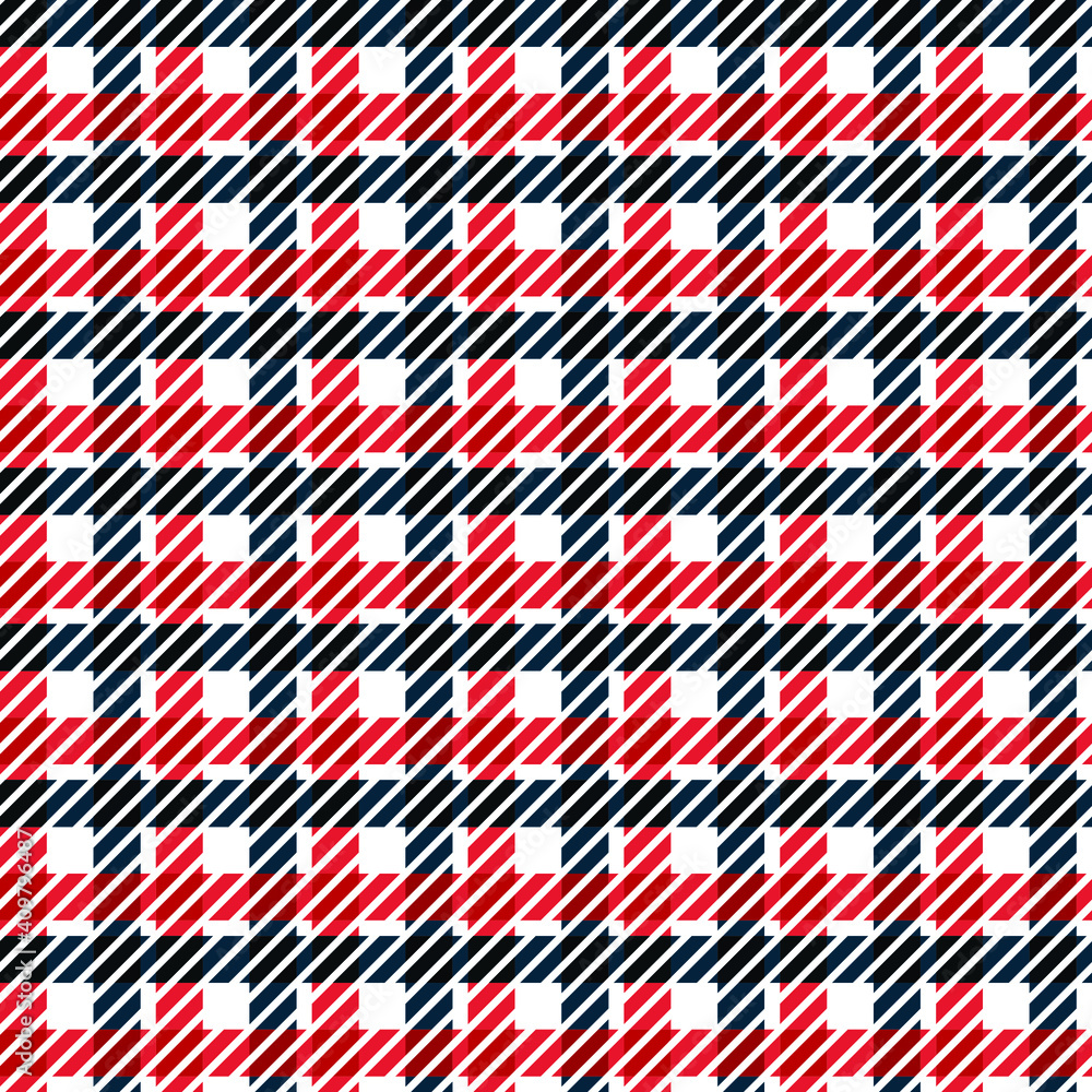 Vector Twill Plaid check Pattern red. Seamless fabric texture. Vector Twill Plaid check Pattern red. Seamless fabric texture.