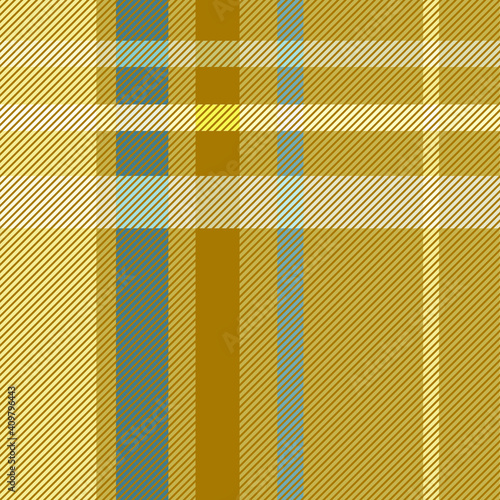 Vector Twill Plaid check Pattern Green. Seamless fabric texture.