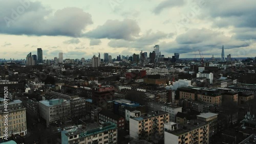Wallpaper Mural Skyline of london on a cloudy day Torontodigital.ca