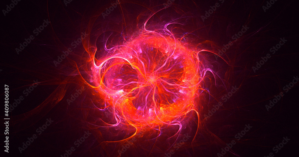 3D rendering abstract multicolor fractal light background 3D rendering abstract multicolor fractal light background
