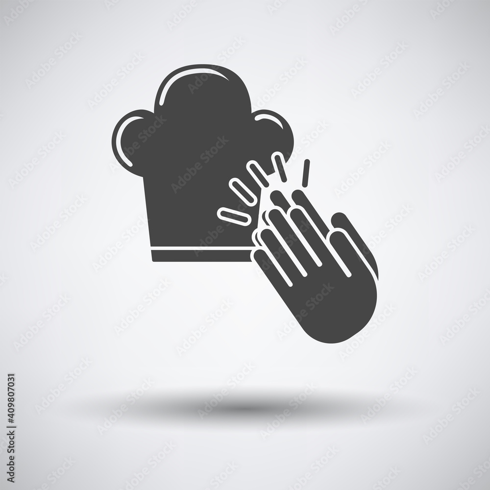 Clapping Palms To Toque Icon Clapping Palms To Toque Icon