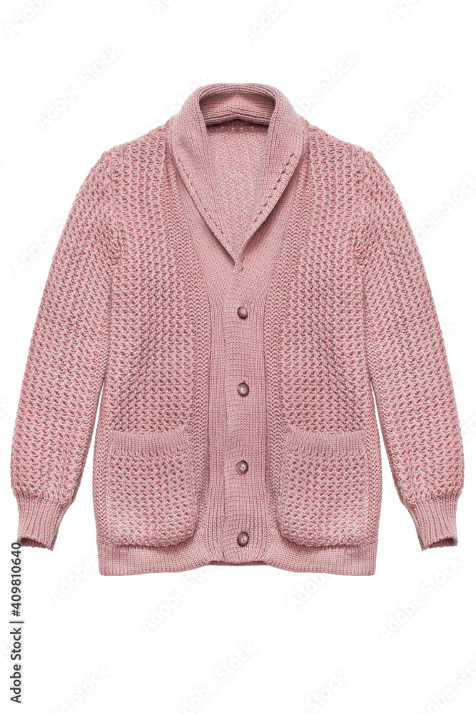 Fototapeta premium Knit cardigan isolated
