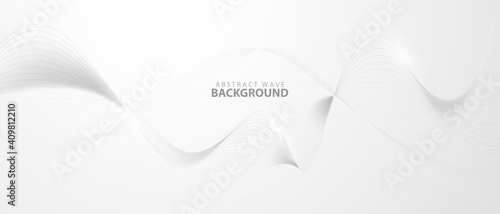 Abstract grey background poster with dynamic. technology network Vector illustration.