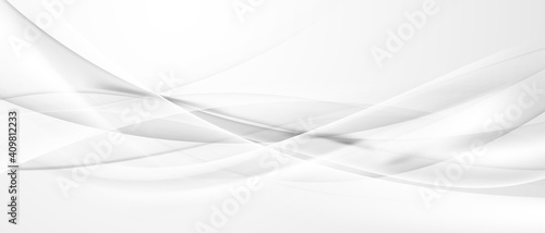 Abstract grey background poster with dynamic. technology network Vector illustration.