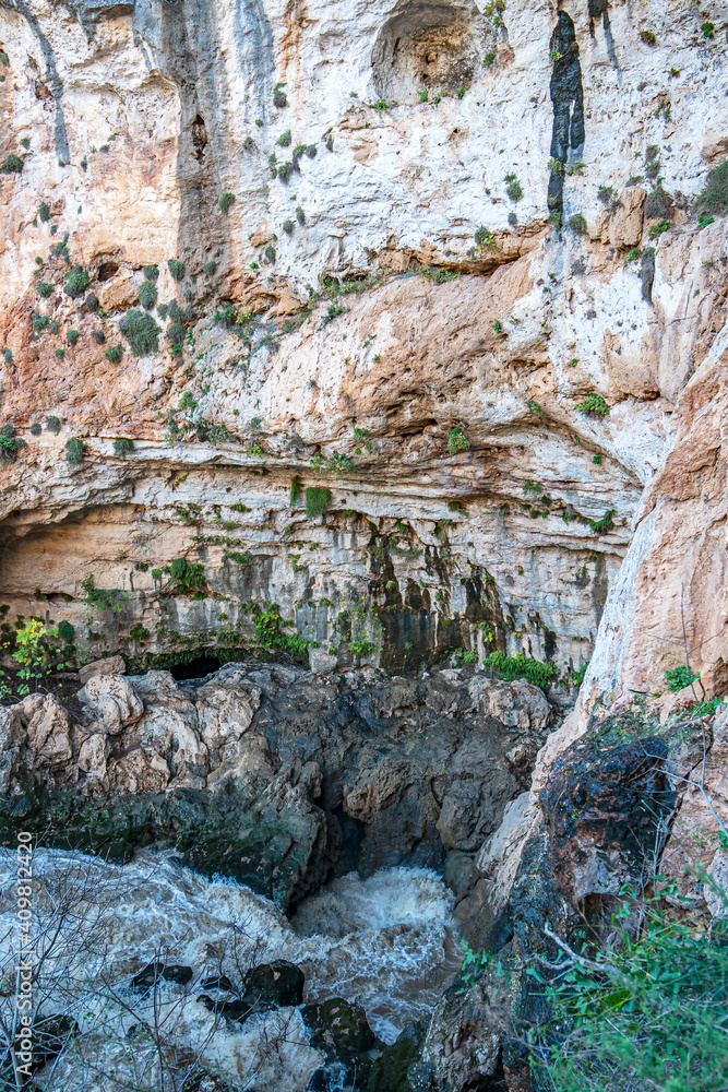 The Varsak pothole (Varsak Obruk ) that swallows the whole water of Duden Waterfall sources in Antalya The Varsak pothole (Varsak Obruk ) that swallows the whole water of Duden Waterfall sources in Antalya