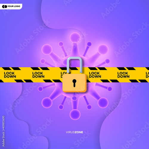 lockdown due to coronavirus crisis covid-19 disease concept for Describe about Corona Virus attack.