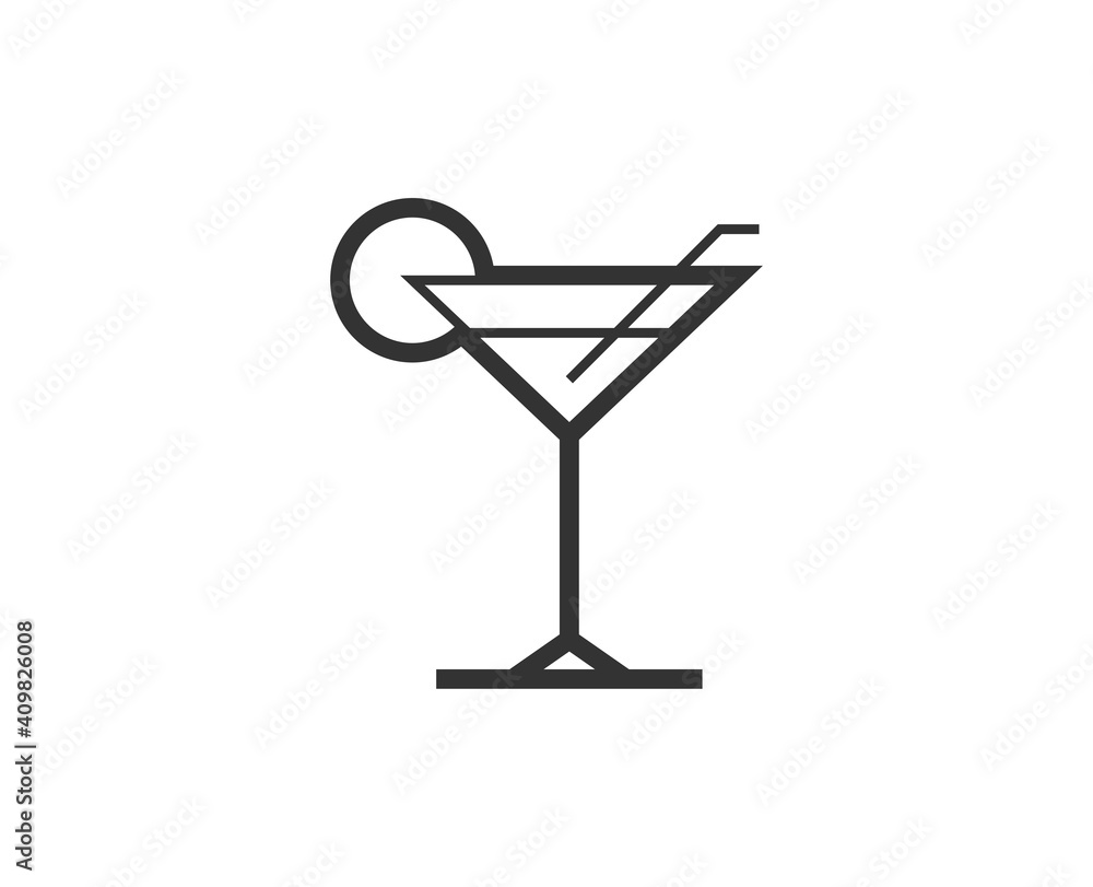 International woman’s day icon. Cocktail black line sign. Premium quality graphic design pictogram. Outline symbol icon for web design, website and mobile app on white background International woman’s day icon. Cocktail black line sign. Premium quality graphic design pictogram. Outline symbol icon for web design, website and mobile app on white background
