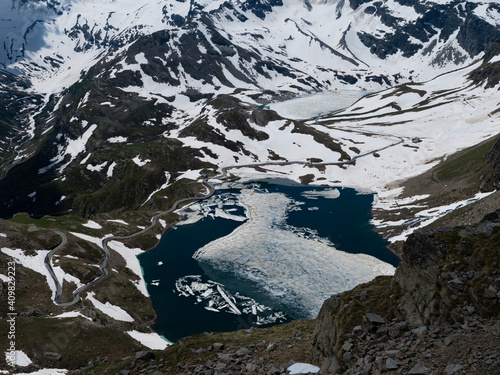 Agnel dam, Gran Paradiso National Park, Piedmont, Italy