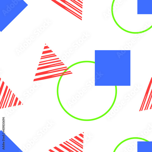 Geometric seamless pattern