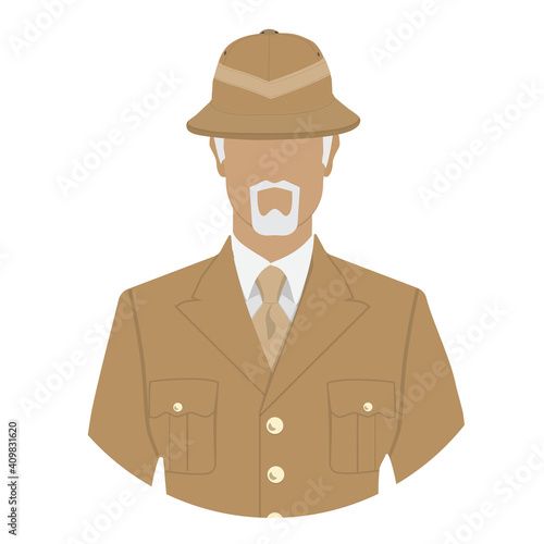 Adventurer character vector