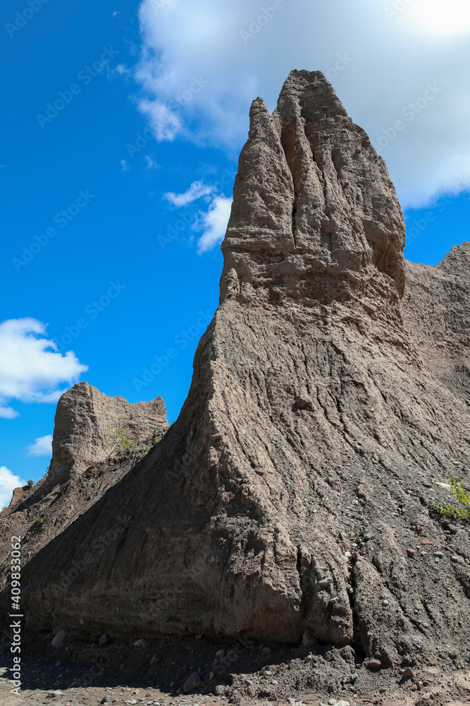 Chimney Bluffs State Park. Drumlins along the shoreline of Lake Ontario at Huron, New York. Chimney Bluffs State Park. Drumlins along the shoreline of Lake Ontario at Huron, New York.