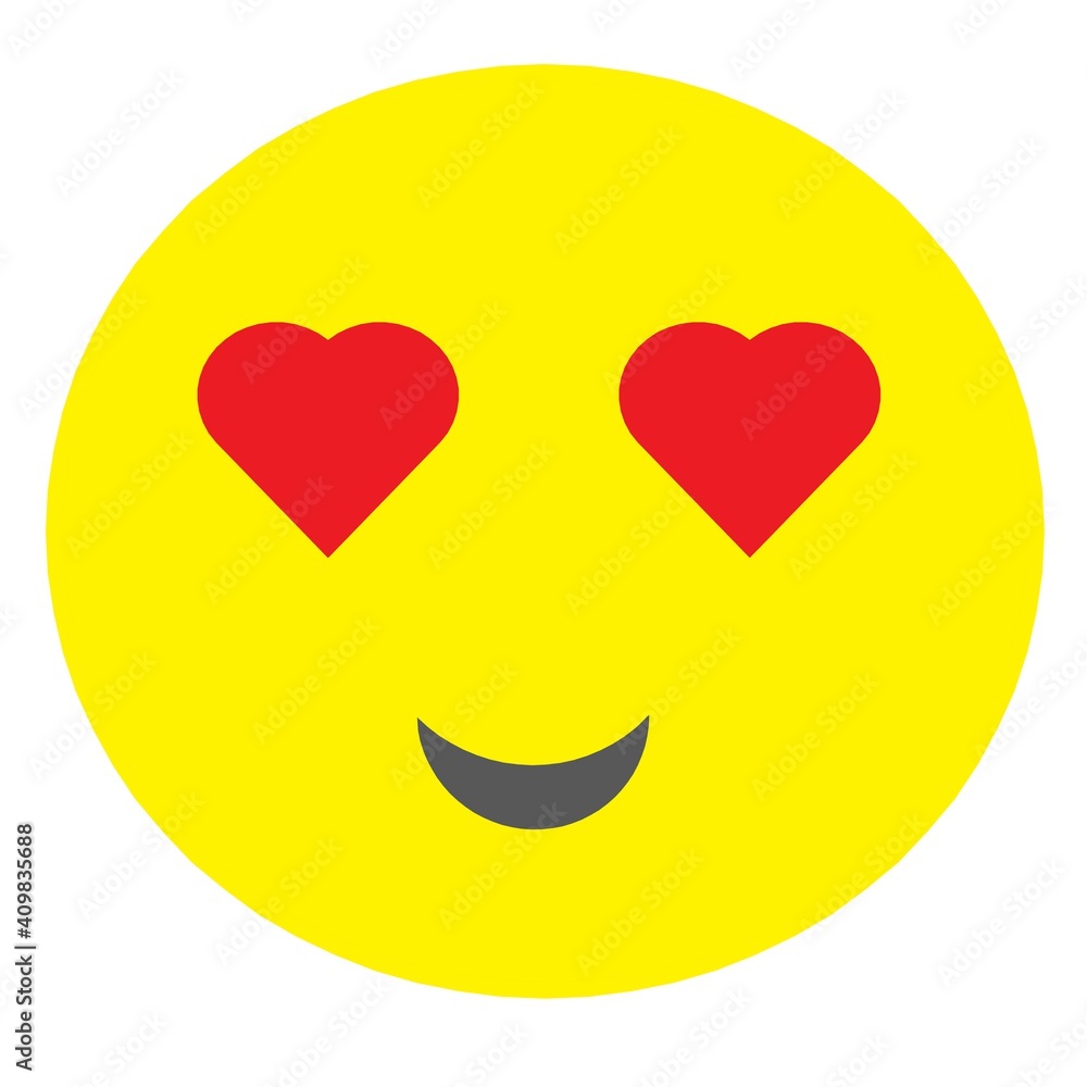 Love Emoji Faces Icon for Apps and Websites. Love Emoji Faces Icon for Apps and Websites.