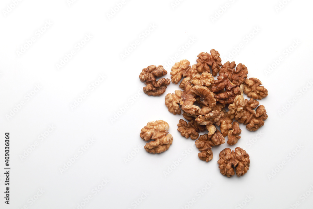 Walnuts Isolated on White Background Walnuts Isolated on White Background