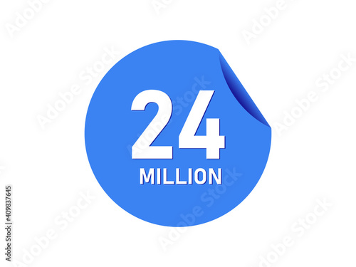24 million badge, 24 million banner