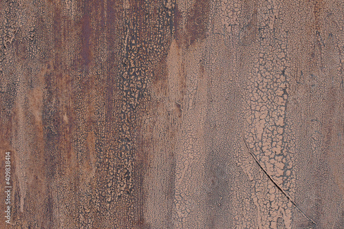 Panoramic grunge rusted metal texture, rust and oxidized metal background. Old metal iron panel.