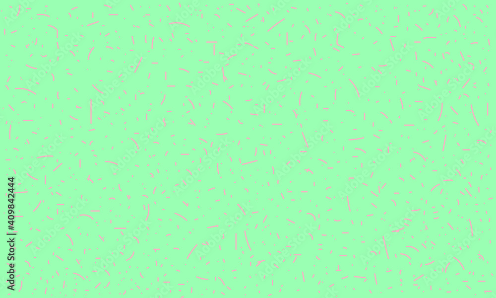 Light mint green background with pink dashes Light mint green background with pink dashes