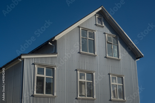 Traditional Icelandic Corrugated Iron House