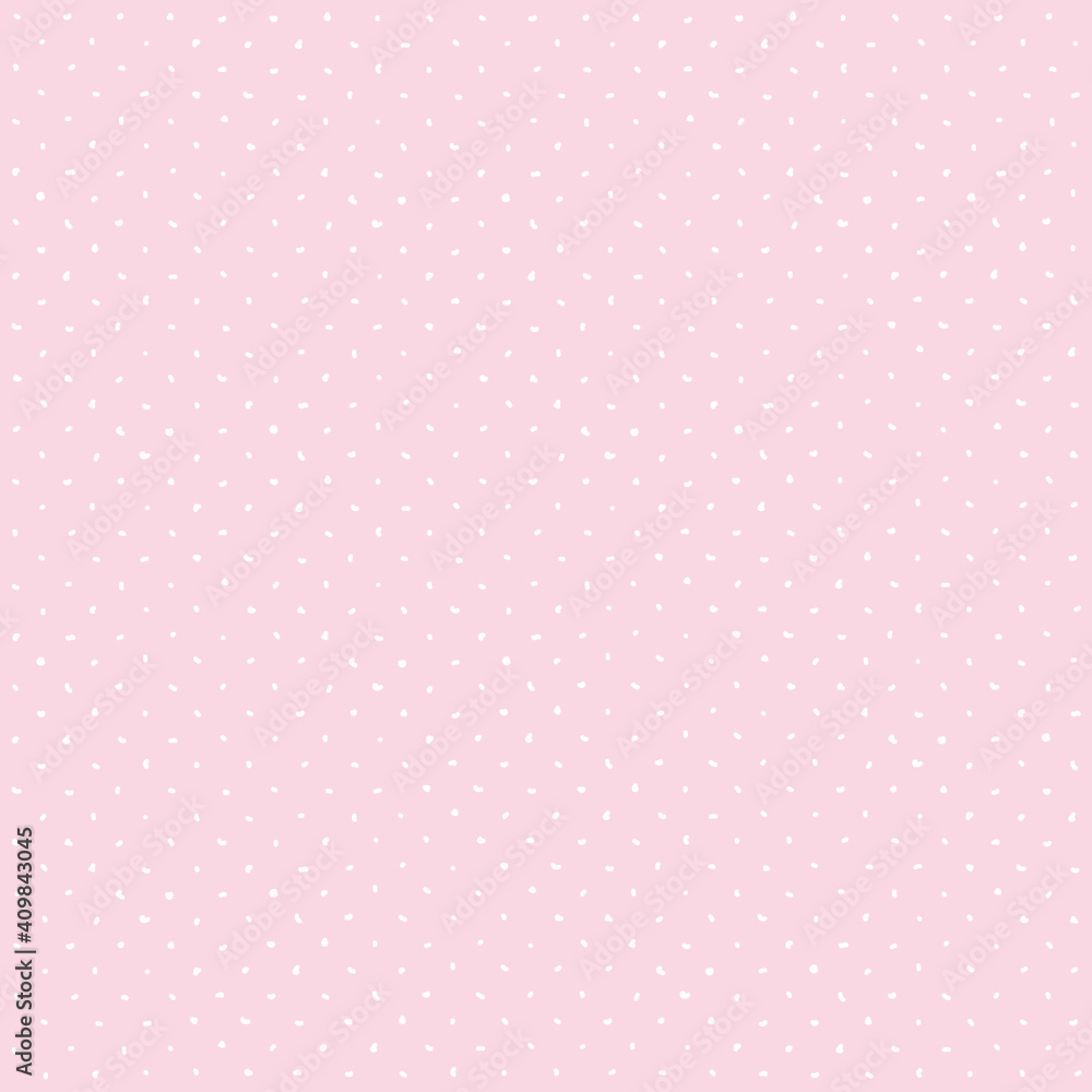 pink polka dots seamless background