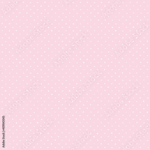 pink polka dots seamless background