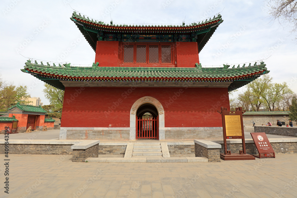Scenery of Chinese classical architecture in Ditan Park, Beijing, China Scenery of Chinese classical architecture in Ditan Park, Beijing, China