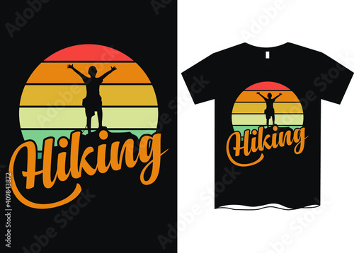 Mount Hiking T-shirt Designs