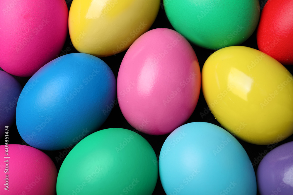 Colorful eggs as background, closeup. Happy Easter Colorful eggs as background, closeup. Happy Easter