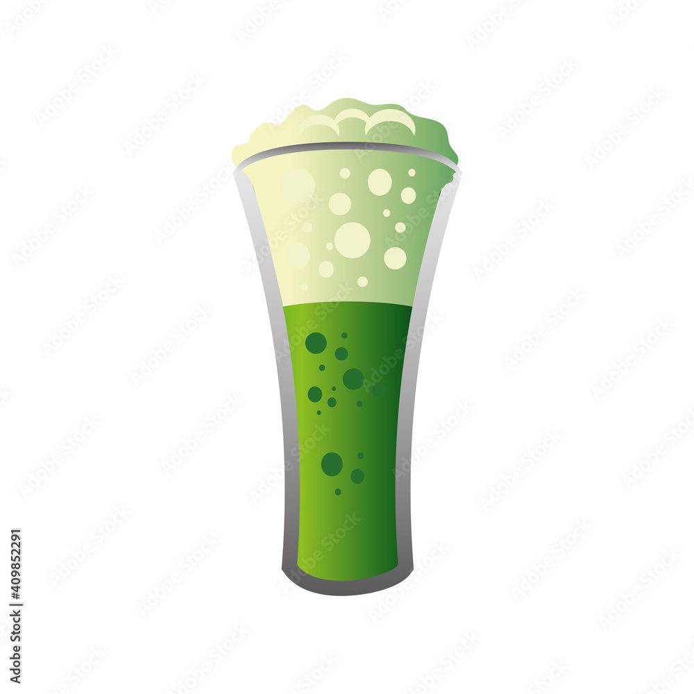 happy st patricks green beer icon detailed style happy st patricks green beer icon detailed style
