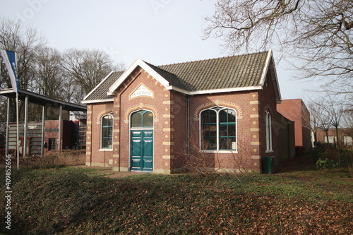Old kindergarten in the village center of Warmond South Holland