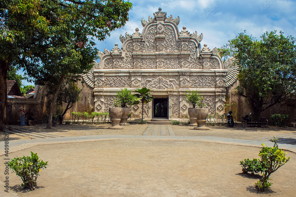 Main gate at Taman Sari water castle. It s a site of a former royal garden of the Sultanate of Yogyakarta