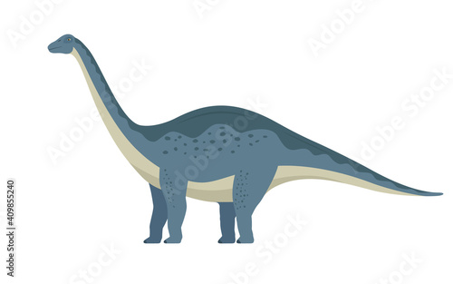 Vector apatosaurus dinosaur © zhenyakot