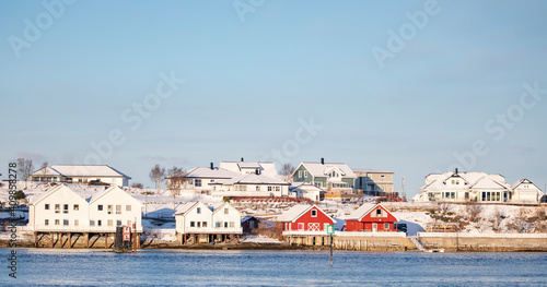 Sunny, cold, it's great winter weather in Brønnøysund,Helgeland,Nordland county,Norway,scandinavia,Europe