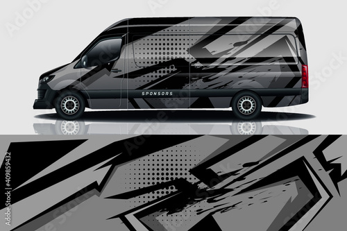 car decal wrap design vector