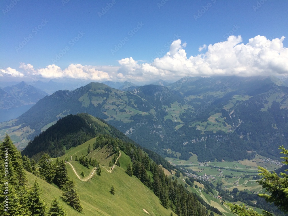 Fototapeta premium landscape with mountains