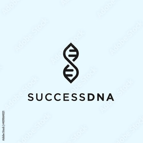 logo s abstract. DNA icon