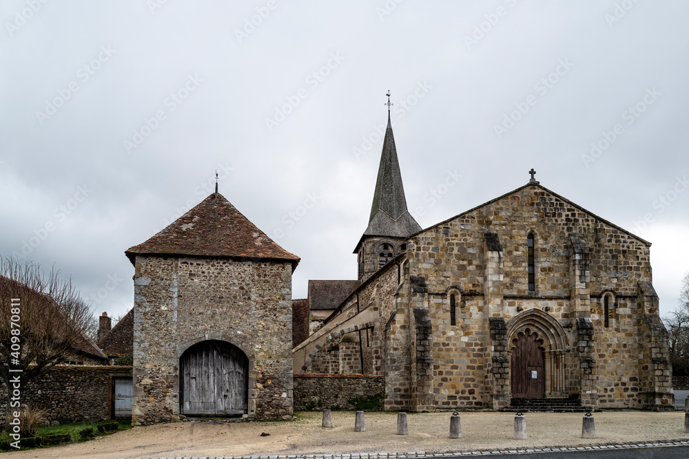 Eglise Saint-Patrocle à  Colombier, Allier, Auvergne