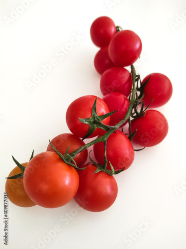 Delicious cherry tomatoes from the garden.

Garešnica, Croatia - July 25th 2020