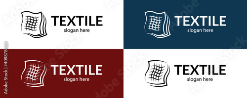 Elegant textile logo