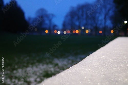 snow-covered background 