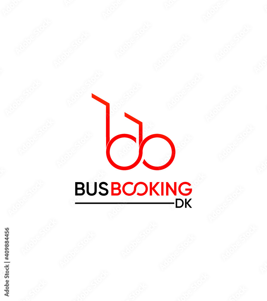 Creative Bus Booking logo template, vector logo for business and company identity Creative Bus Booking logo template, vector logo for business and company identity
