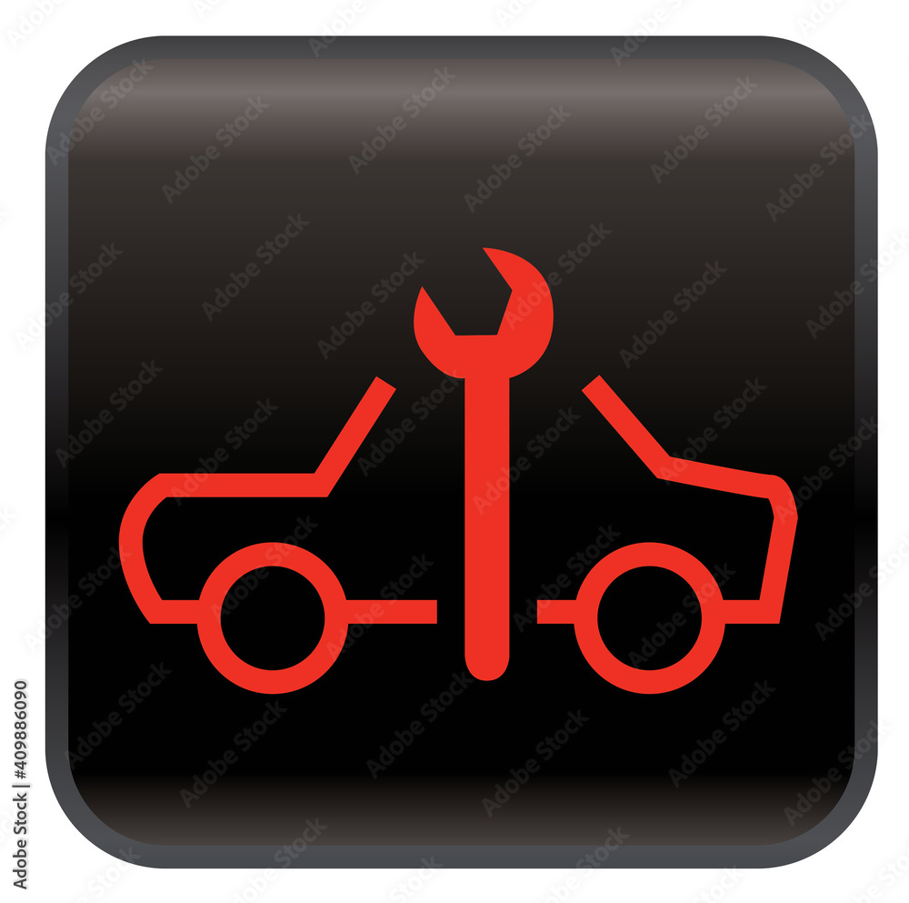 Service warning hot sale light