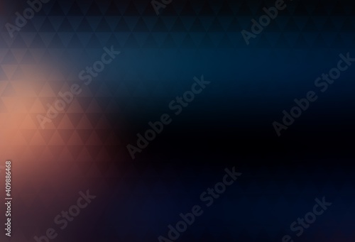 Triangular geometric background dark blue abstract graphic. Modern textured illustration.