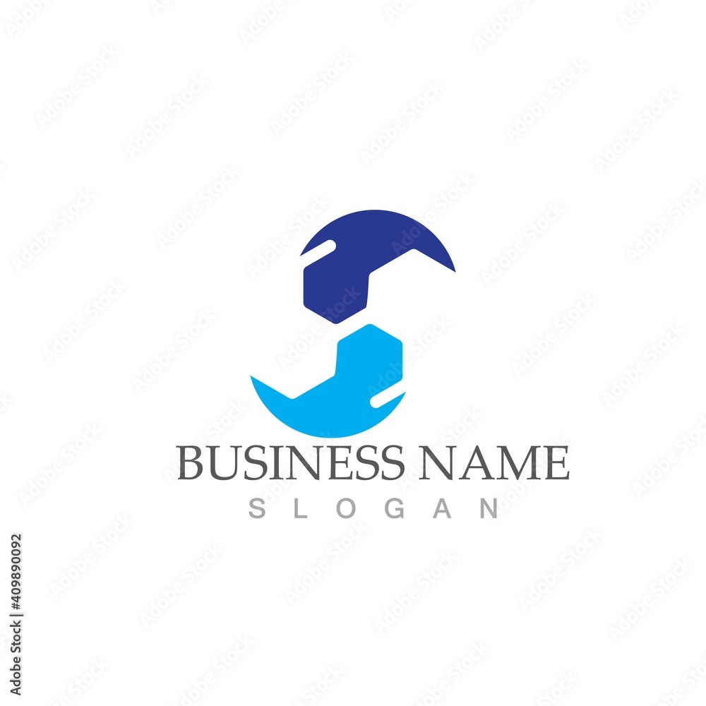 Business corporate S letter logo Business corporate S letter logo